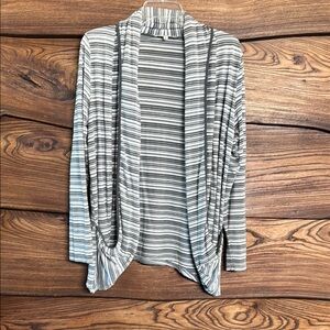 Hawthorn Striped Open Front Cardigan